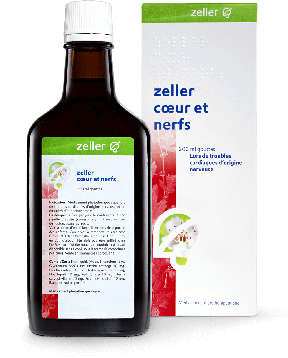 zeller cœur et nerfs gouttes