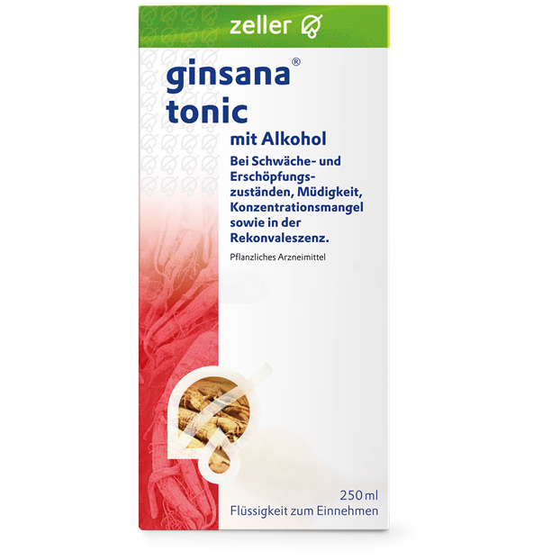 ginsana® tonic with alcohol