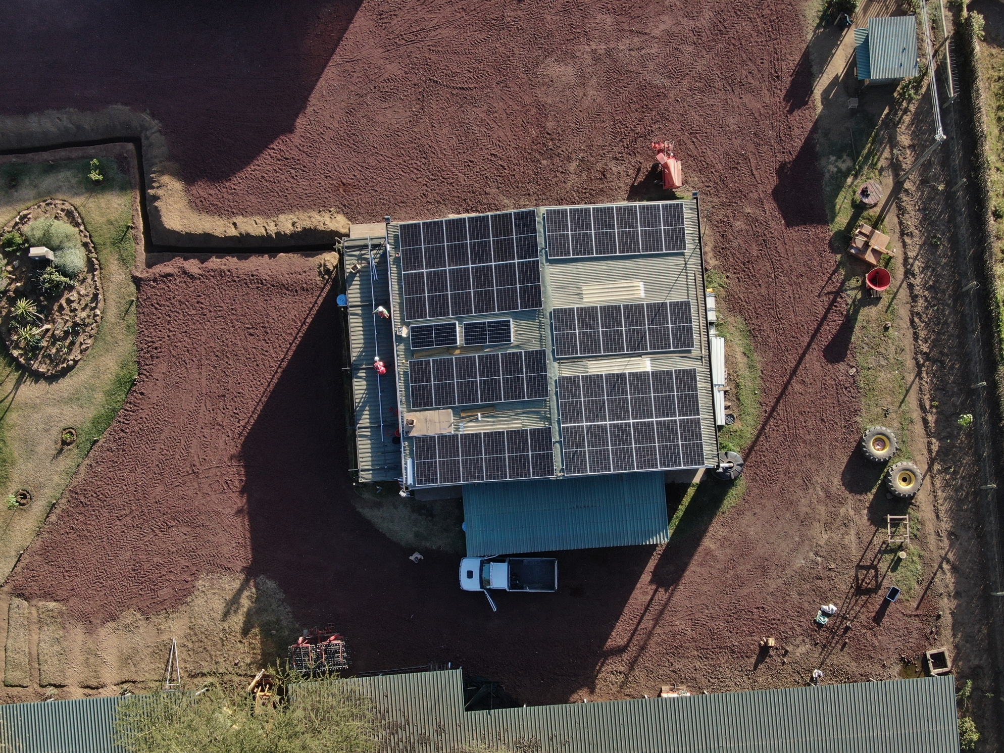  Neue Solarstromanlage am Standort Vitaplant Kenia